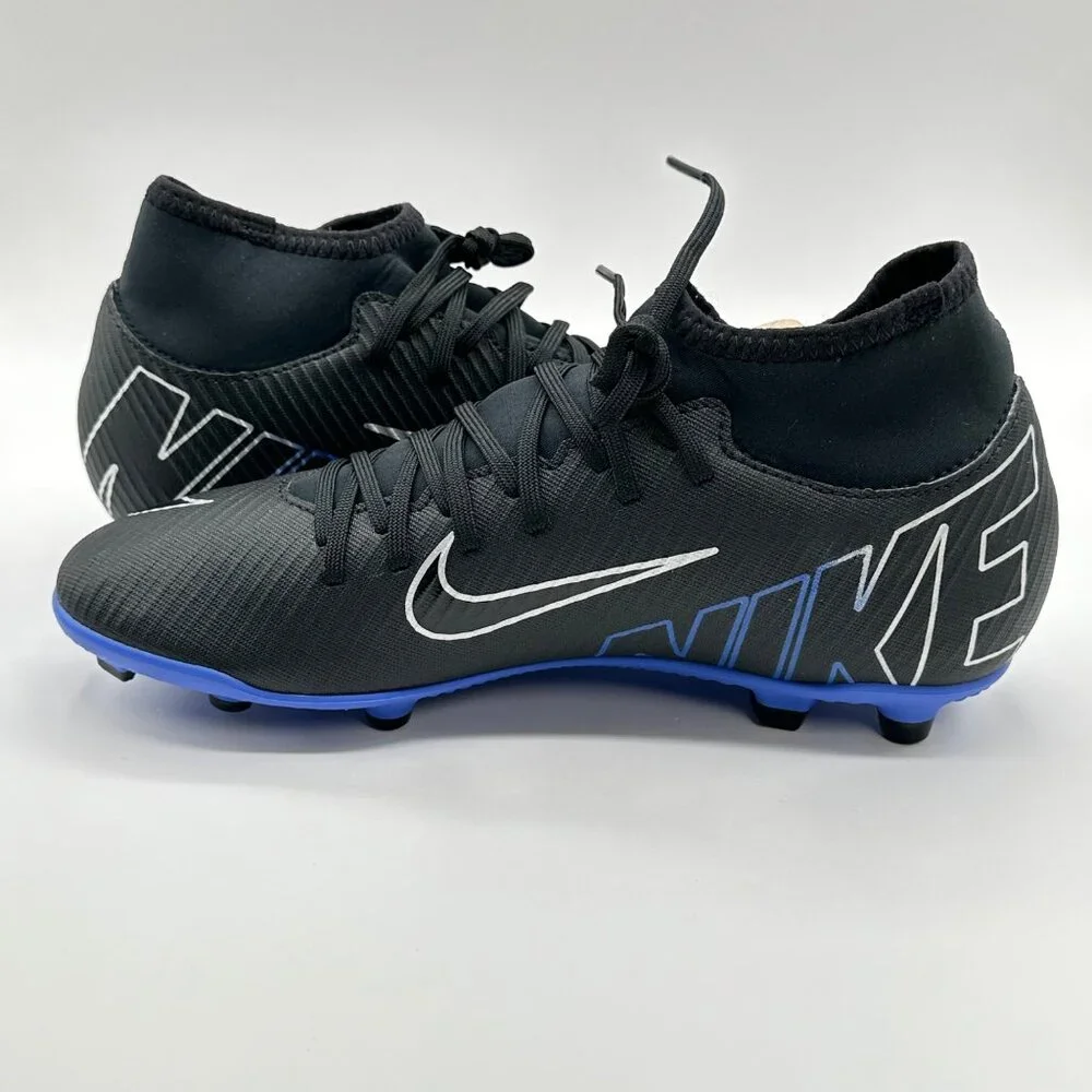 Men's Nike Mercurial Superfly 9 Club Soccer Shoes DJ5961-040 Black Royal Sz 7.5 - Picture 8 of 11